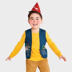 Toddler Gnome Halloween Costume Vest with Headpiece One Size - Hyde & EEK!